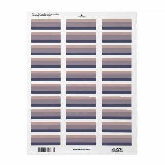 Stylish, contemporary, polished, & customizable Label