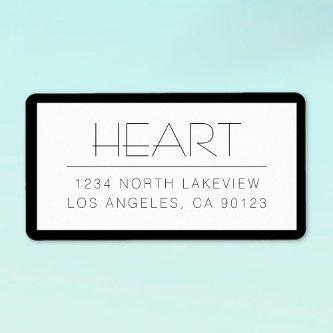 Stylish Customizable Text w/Border Label