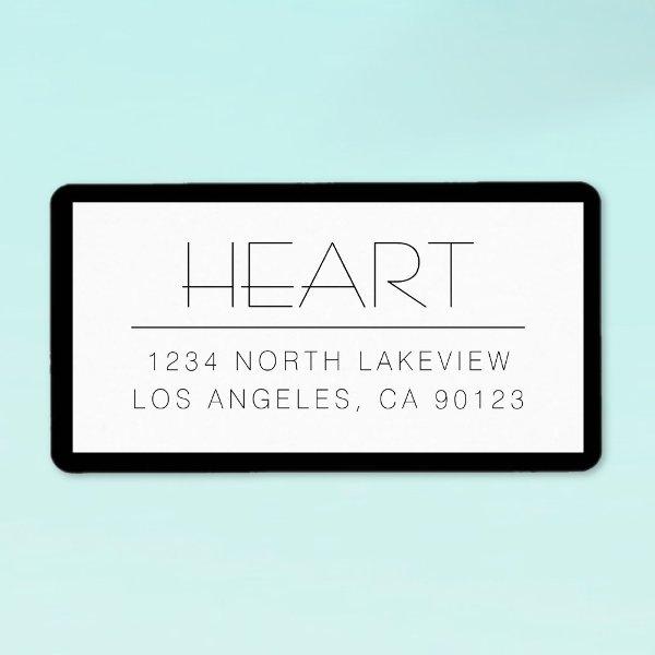 Stylish Customizable Text w/Border Label