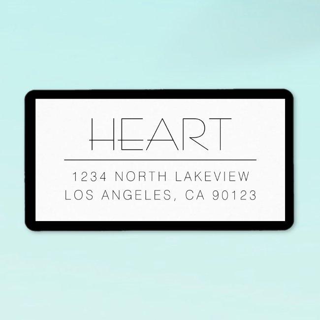 Stylish Customizable Text w/Border Label