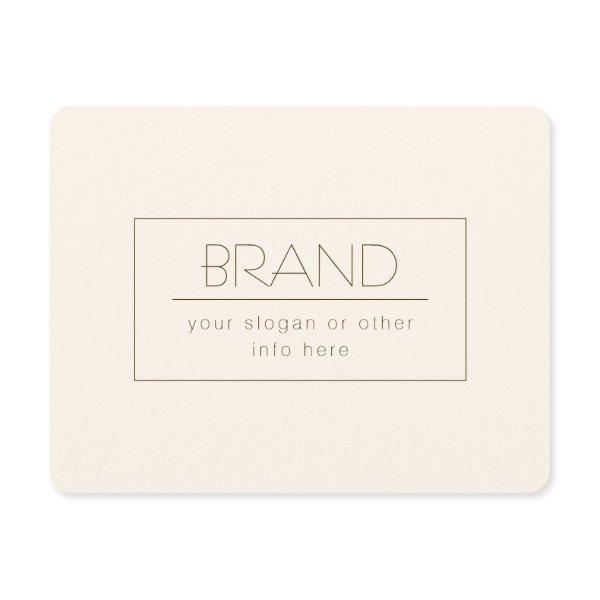 Stylish Editable Template | Off-white & Dark Brown