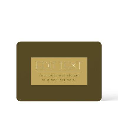 Stylish Editable Text Template | Vintage Gold