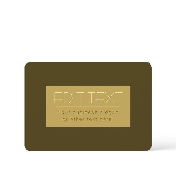 Stylish Editable Text Template | Vintage Gold