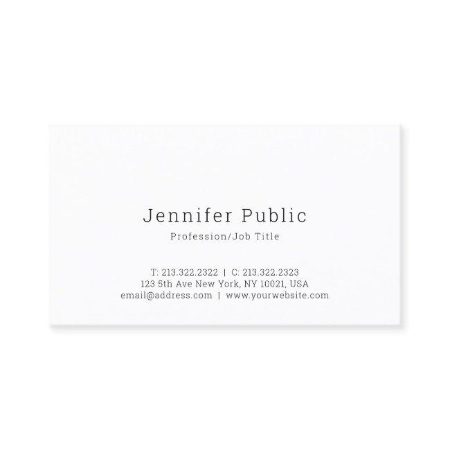 Stylish Elegant Minimalist Template Professional