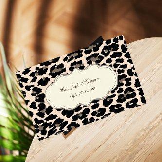 Stylish Elegant Modern Girly Leopard Print