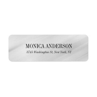 Stylish Elegant Modern Gray Background Label