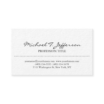 Stylish Elegant Plain Simple White