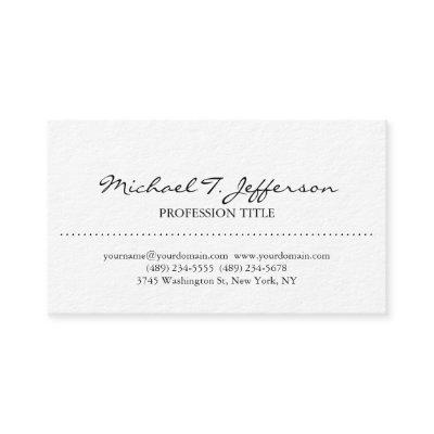 Stylish Elegant Plain Simple White