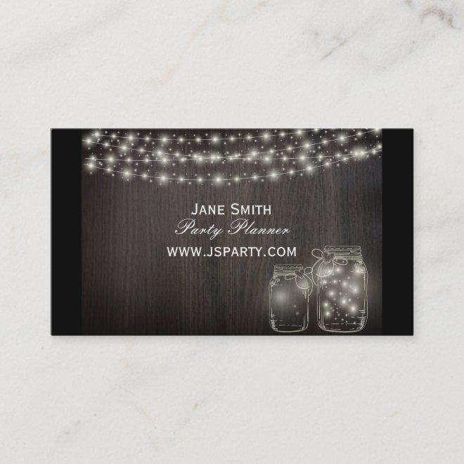 Stylish fairy lights Party Planner business