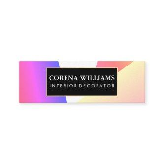Stylish Geometric Vibrant Color Blocks Mini