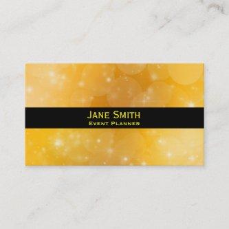 Stylish gold and black modern Events Planner