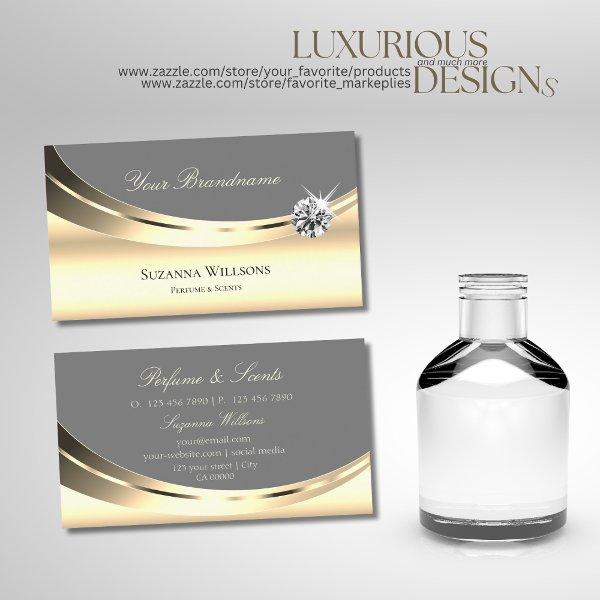 Stylish Gold and Gray with Luminous Luxe Diamond