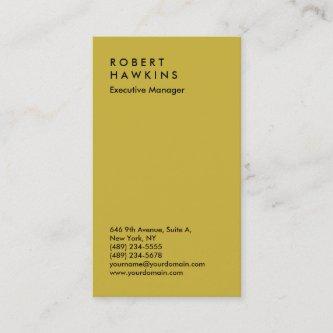 Stylish gold color professional plain manager