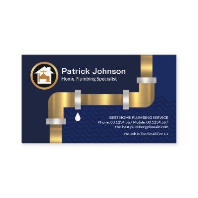 Stylish Gold Water Pipes Flood Waters Plumbing