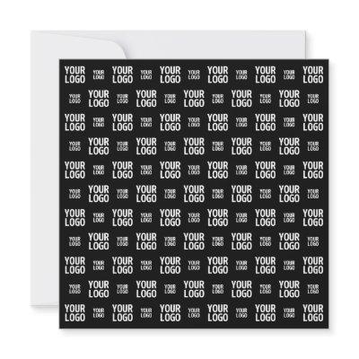Stylish Image, Design or Business Logo Pattern  Note Card