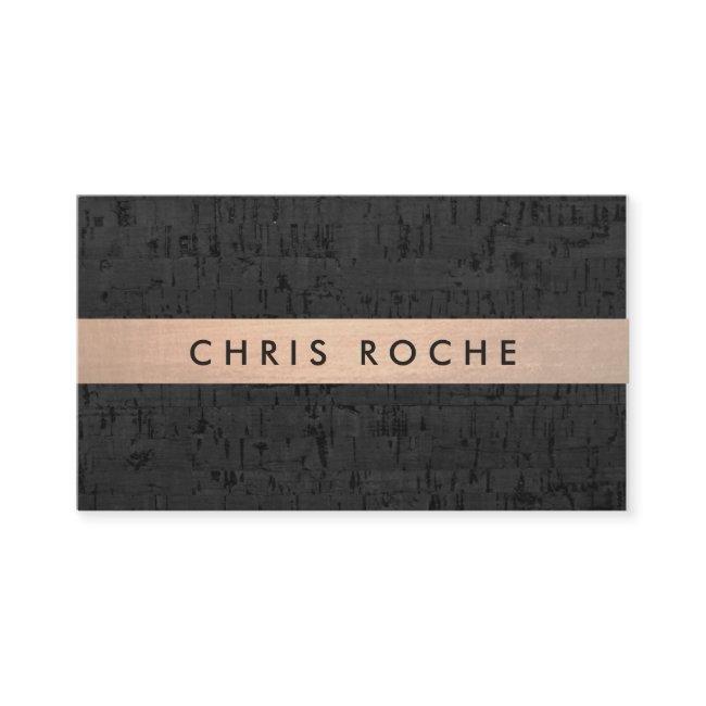 Stylish Interior Designer Copper Stripe Cork Board