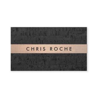 Stylish Interior Designer Copper Stripe Cork Board