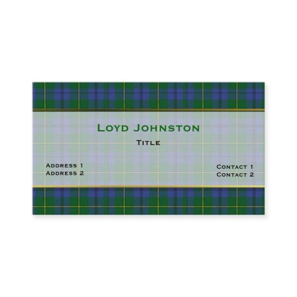Stylish Johnston Plaid Custom