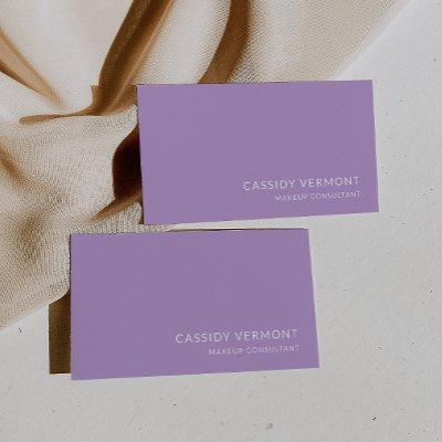 Stylish Lavender Beauty Makeup Consultant