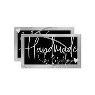 Stylish Light Silver Frame Heart Handmade by Name