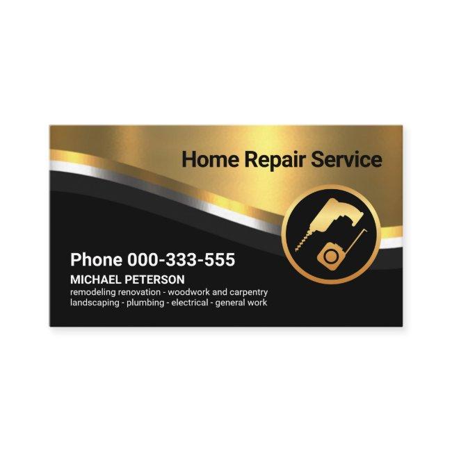 Stylish Luxurious Metallic Waves Handyman