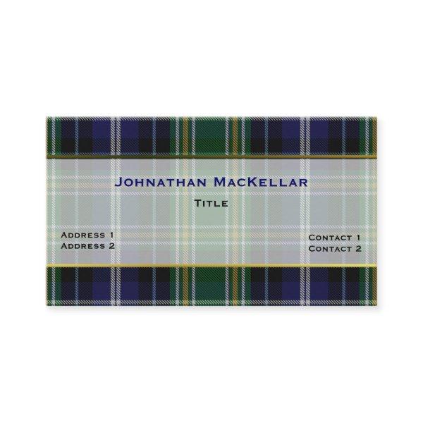 Stylish MacKellar Clan Plaid Custom
