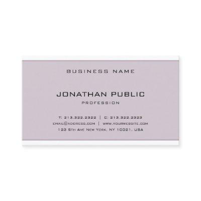 Stylish Minimalist Design Modern Simple Purple