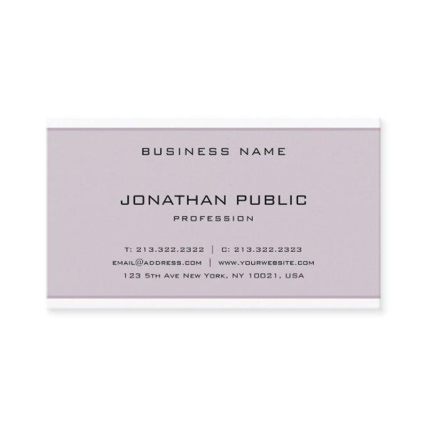 Stylish Minimalist Design Modern Simple Purple