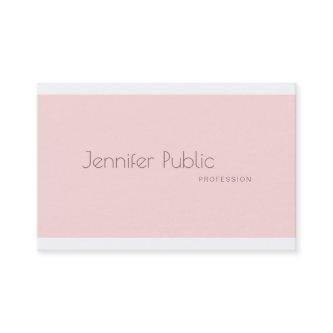 Stylish Minimalist Modern Trendy Plain Blush Pink