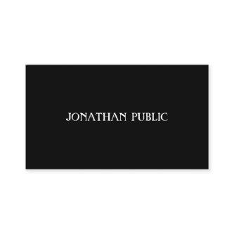 Stylish Minimalistic Black White Template B&W Cool