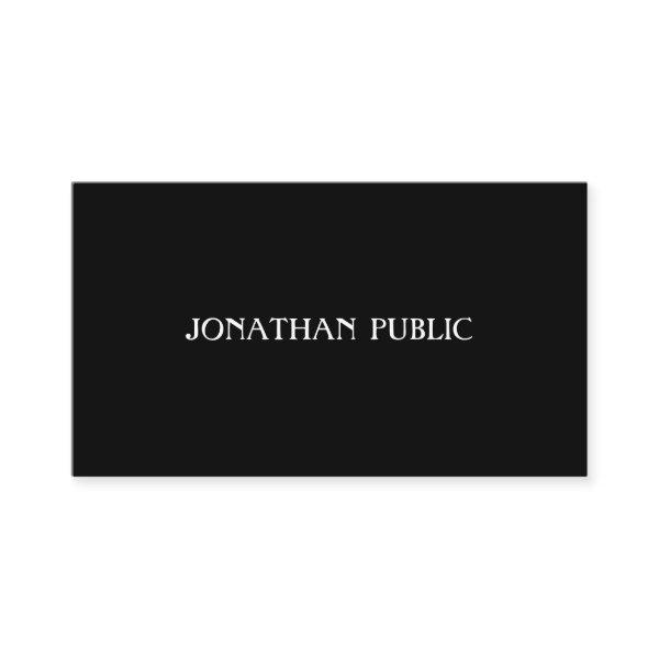 Stylish Minimalistic Black White Template B&W Cool