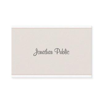 Stylish Minimalistic Elegant Simple Modern Plain