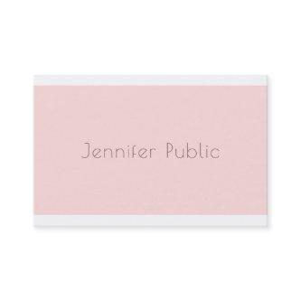 Stylish Minimalistic Modern Design Trendy Pink
