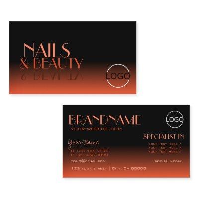Stylish Mirror Font Classic Black Reddish add Logo