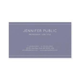 Stylish Modern Chic Design Purple Violet Plain