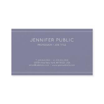 Stylish Modern Chic Design Purple Violet Plain