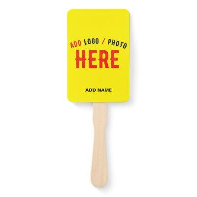 STYLISH MODERN CUSTOM BRIGHT YELLOW VERIFIED BRAND HAND FAN