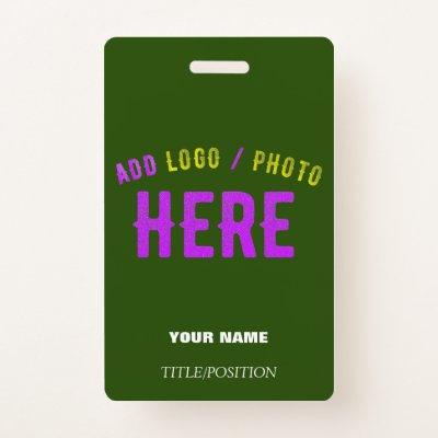 STYLISH MODERN CUSTOM FOREST GREEN VERIFIED BRAND BADGE