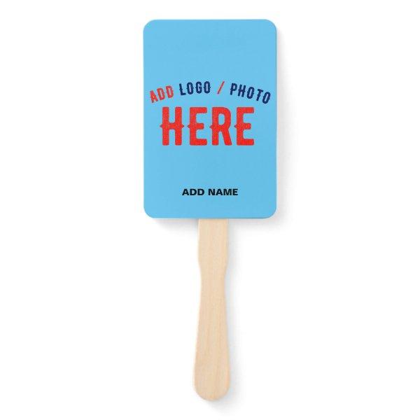 STYLISH MODERN CUSTOM SWAG SKY BLUE VERIFIED BRAND HAND FAN