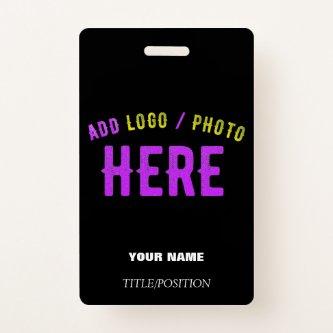 STYLISH MODERN CUSTOMIZABLE BLACK VERIFIED BRANDED BADGE