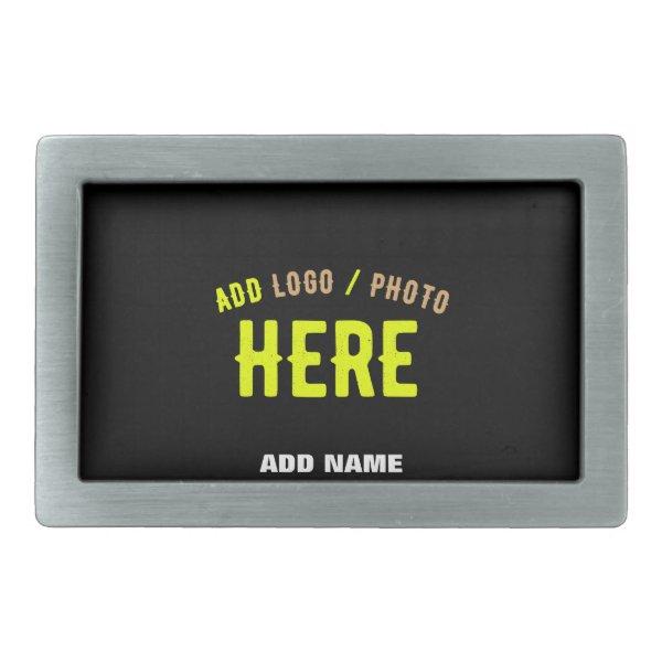 STYLISH MODERN CUSTOMIZABLE BLACK VERIFIED BRANDED BELT BUCKLE