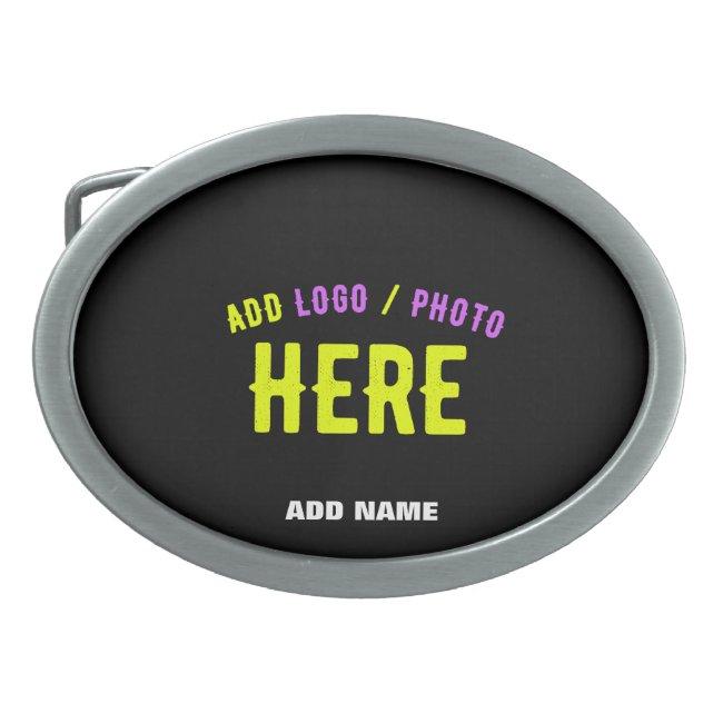 STYLISH MODERN CUSTOMIZABLE BLACK VERIFIED BRANDED BELT BUCKLE