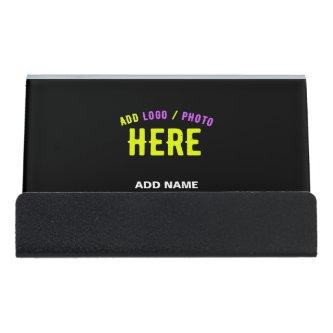 STYLISH MODERN CUSTOMIZABLE BLACK VERIFIED BRANDED DESK  HOLDER