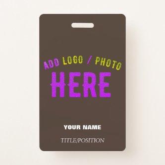 STYLISH MODERN CUSTOMIZABLE COFFEE VERIFIED BRAND BADGE