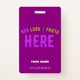 STYLISH MODERN CUSTOMIZABLE PURPLE VERIFIED BRAND BADGE