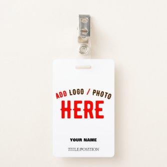STYLISH MODERN CUSTOMIZABLE WHITE VERIFIED BRANDED BADGE