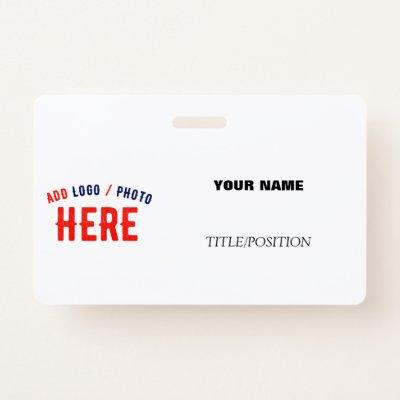 STYLISH MODERN CUSTOMIZABLE WHITE VERIFIED BRANDED BADGE