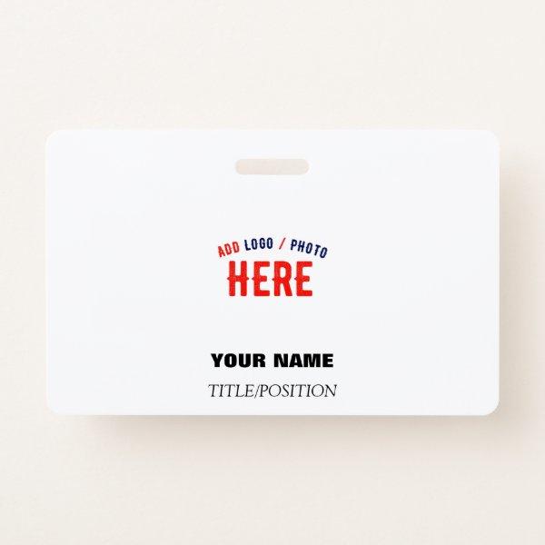 STYLISH MODERN CUSTOMIZABLE WHITE VERIFIED BRANDED BADGE