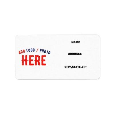 STYLISH MODERN CUSTOMIZABLE WHITE VERIFIED BRANDED LABEL