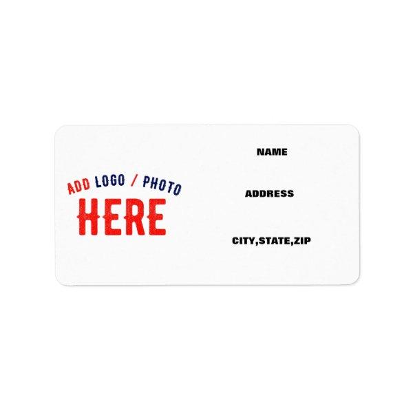 STYLISH MODERN CUSTOMIZABLE WHITE VERIFIED BRANDED LABEL